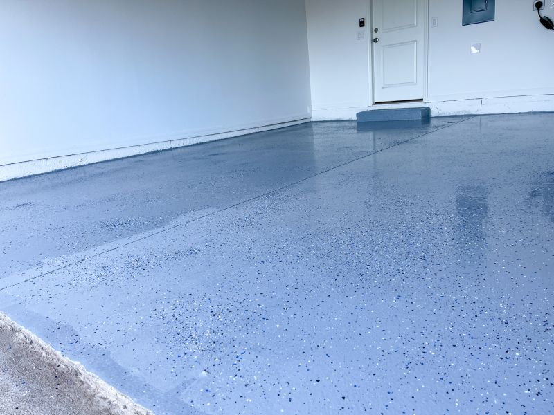 Garage Floor Epoxy Installation in Loudoun County, VA