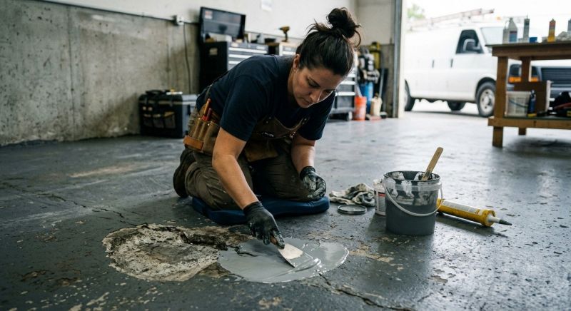 Residential Floor Coating in Raleigh, NC
